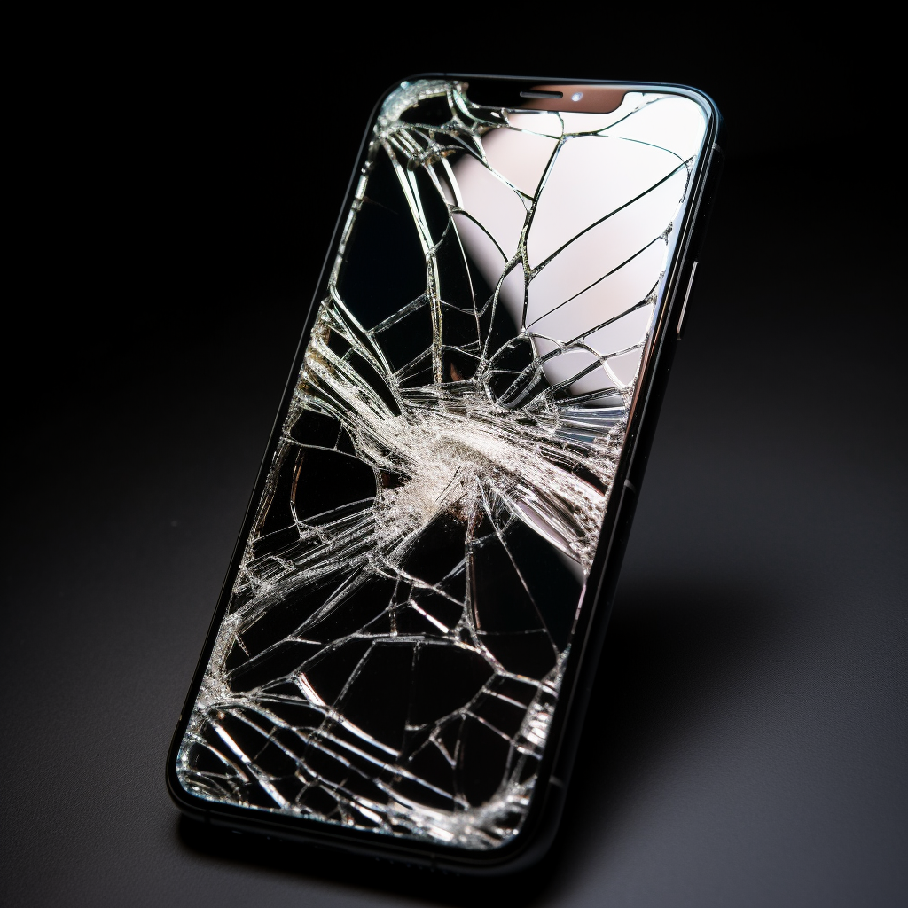 در تصویر مشاهده می‌شود که یک گوشی هوشمند با صفحه نمایش شکسته و خراشیده قرار دارد که بر روی یک سطح تیره و مات نمایان است. این صحنه نمایانگر اهمیت بیمه موبایل است، که می‌تواند در چنین مواقعی به کاربران کمک کند تا از پس هزینه‌های تعمیر یا تعویض دستگاه‌های گران‌قیمت خود برآیند. بیمه موبایل به مصرف‌کنندگان این اطمینان را می‌دهد که در صورت بروز حوادثی مانند شکستگی صفحه نمایش، آسیب‌های ناشی از آب، یا سرقت، می‌توانند برای جبران خسارت اقدام کنند. این تصویر تأکید می‌کند که چگونه بیمه موبایل می‌تواند به کاهش استرس و نگرانی‌های مالی ناشی از آسیب‌های احتمالی کمک کند.